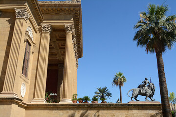 The Teatro Massimo Vittorio Emanuele, better known as Teatro Massimo, in Palermo is the largest...
