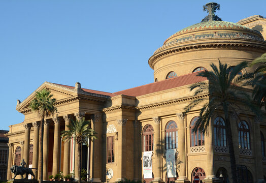 The Teatro Massimo Vittorio Emanuele, better known as Teatro Massimo, in Palermo is the largest opera house building in Italy, and one of the largest in Europe.