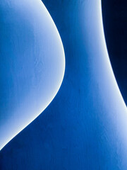 Sinuous and elegant curves for graphic design background - stock photo