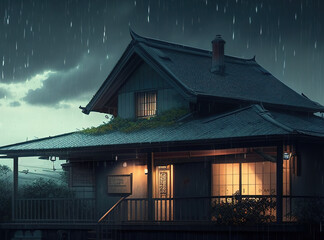 Heating Systems in Japanese Houses: Staying Warm in Rainy Days by AI technology