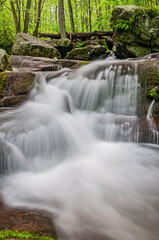 Hiking to Rose River Falls, Shenandoah National Park Virginia USA, Virginia