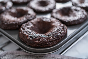 Chocolate ganache cupcake