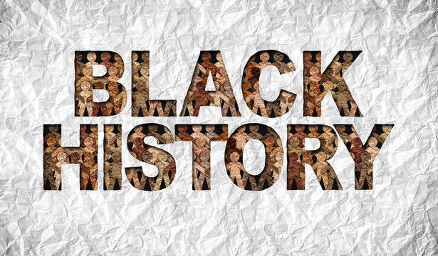 Black history month symbol as a cultural celebration of diversity and African cultures as a multi-cultural celebration.