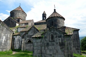 Fototapeta na wymiar beautiful view on the old walls of Haghpat monastery, Armenia