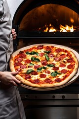 pizza by Generative AI technology