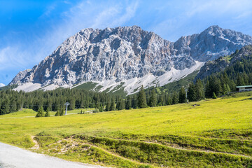 Zugspitze massif in Bavaria, Germany