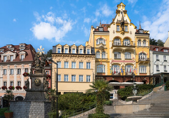 Fototapeta na wymiar Karlovy Vary, Czech Republic