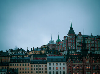 Fototapeta premium city castle and charles bridge