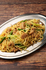 ホルモン焼きそば