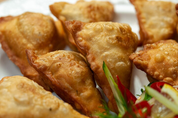 Fried dumplings. Wontons.