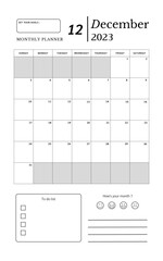 November, Clean & Minimal Calendar for 2023
Calendar & Planner. Monthly Planner