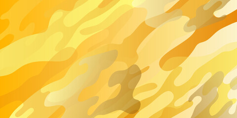 Impressionism. Abstract painting in the style of impressionism. Vector illustration in yellow colors