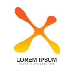 Monogram Logo Initial Letter X