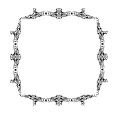 frames in vintage style with elements of ornament, art, pattern, background, texture