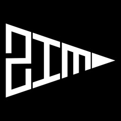 ZIM letter logo design. ZIM creative initials monogram vector letter logo concept. ZIM letter design.
