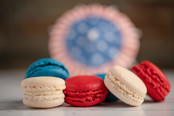 4th of July macaroons theme