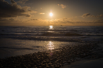 Sonnenuntergang am Meer von Callantsoog