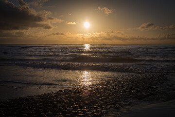 Sonnenuntergang am Meer von Callantsoog