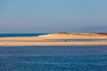 Beautiful December morning with the beach only to ourselves and some surfers