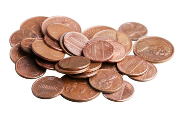 Big pile of metal Coins money