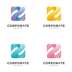 Letter Z gradient logo variation