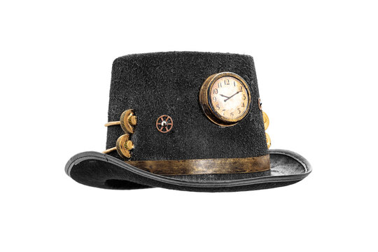 Steampunk cylinder hat