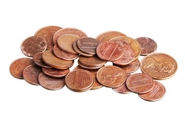 Big pile of metal Coins money