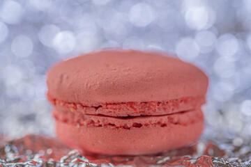 macaroons on a bokeh background
