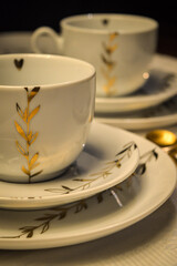 table setting for dinner