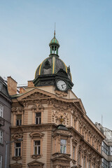 Fototapeta na wymiar Stybl house (Stybluv dum) Building at Wenceslas Square - Prague, Czech Republic