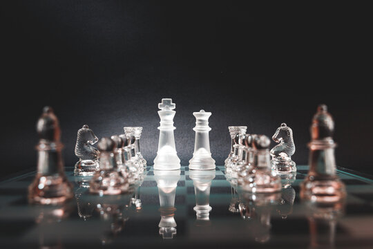 Grupo de xadrez inglês foto de stock. Imagem de dobra - 118535046