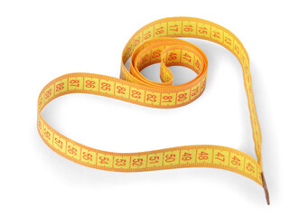 Heart sing for a tape measure