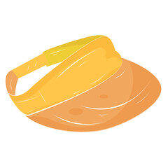 Isolated colored tennis hat sketch Vector