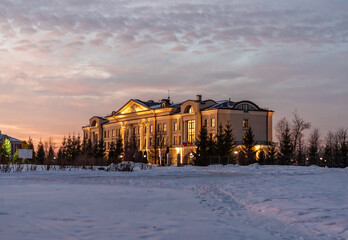 Hotel Volgskaya Riviera in Uglich town of Russia. 