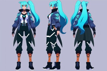 Anime Female Character Design