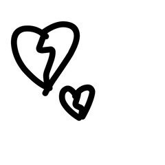 Heartbreak Doodle Icon