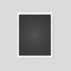 Empty photo frame portrait mode
