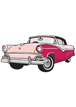 automobile, auto, cadillac, pkw, kraftfahrzeug, personenwagen, retro, 50er jahre, f&uuml;nfzigerjahre, fifties, car, passenger car
