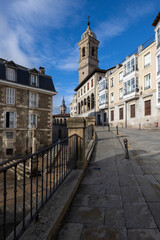 Fototapeta na wymiar Beautiful view of the old town of Vitoria-Gasteiz Spain