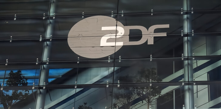 Building of the German television station ZDF in Hamburg