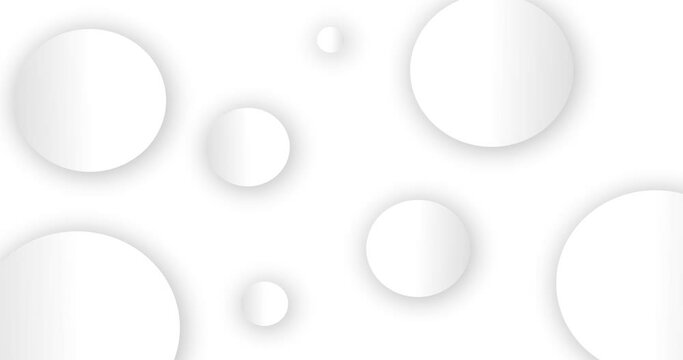 white shadow bubble background animation