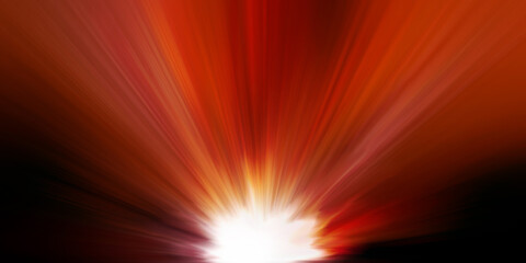 red star explosion, red starburst