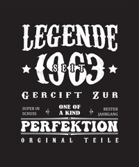 Vintage Legende t shirt design