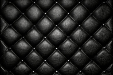 Fototapeta premium black leather texture, leather wallpaper, rhombus