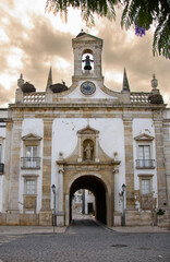 Obraz premium Architecture of the pretty city of Faro in the the south of Portugal
