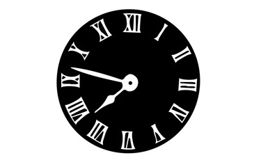 clock with roman numerals
