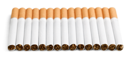 A classic filter cigarette and tobacco