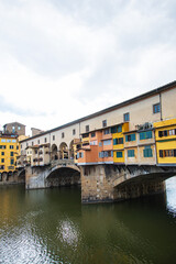 Fototapeta na wymiar Pontevecchio, Florence Italy 