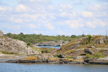 Landscape of Styrsö island in Gothenburg, Sweden
