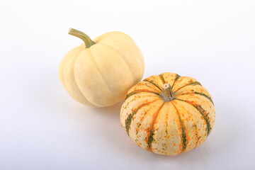 Mini Pumpkin composition.
A view on a white background.